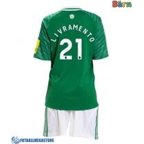 Fotballdrakt Barn Newcastle United Tino Livramento #21 Bortedraktsett 2025-26 Kortermet (+ Korte bukser)